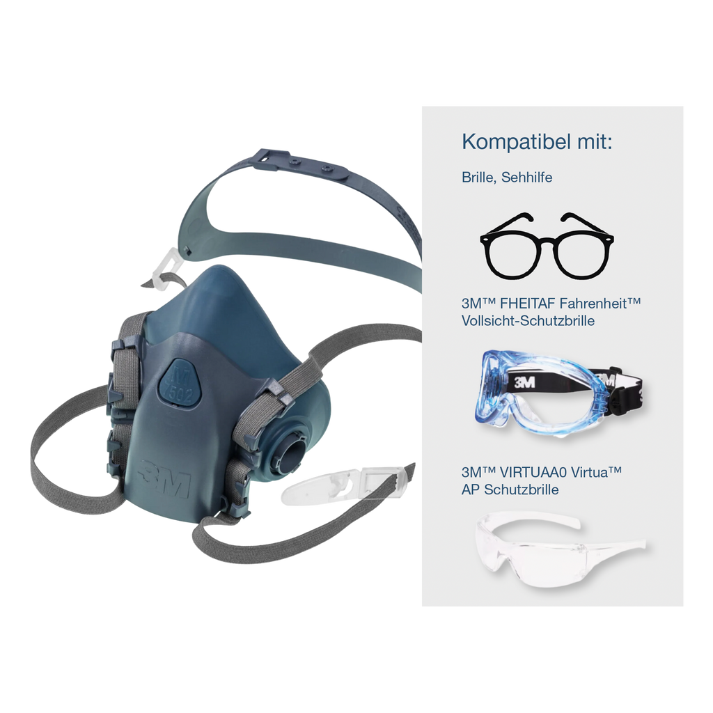 3M™ Mehrweg-Halbmaske Serie 7500