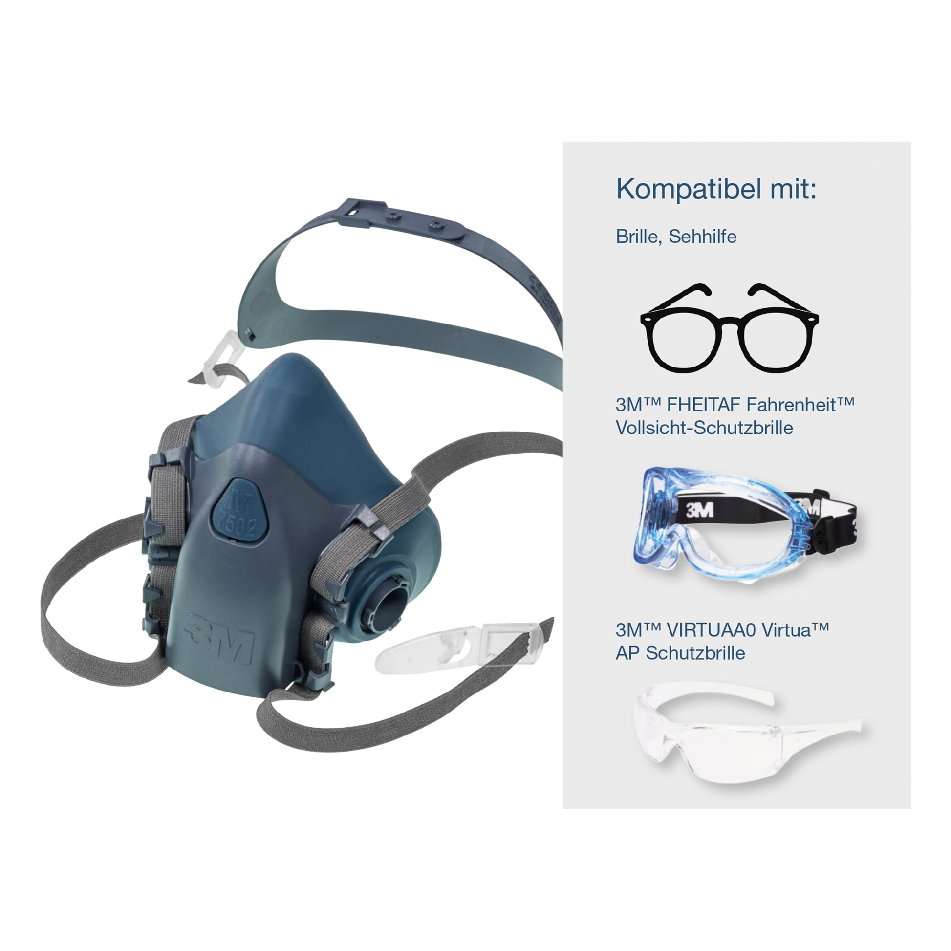 3M™ Mehrweg-Halbmaske Serie 7500