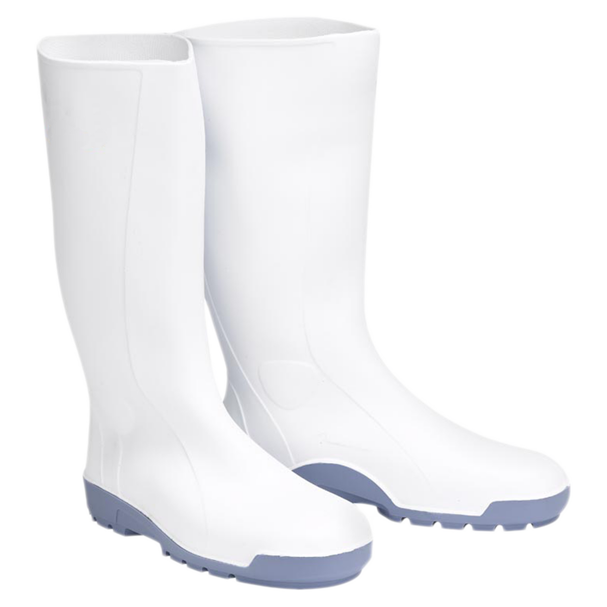 Gummistiefel, helle und nichtfärbende Sohle, EN ISO 20345:2022 S4 mit Stahlkappe